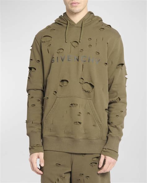 givenchy hoodie herren mädchen|givenchy men's destroyed hoodie.